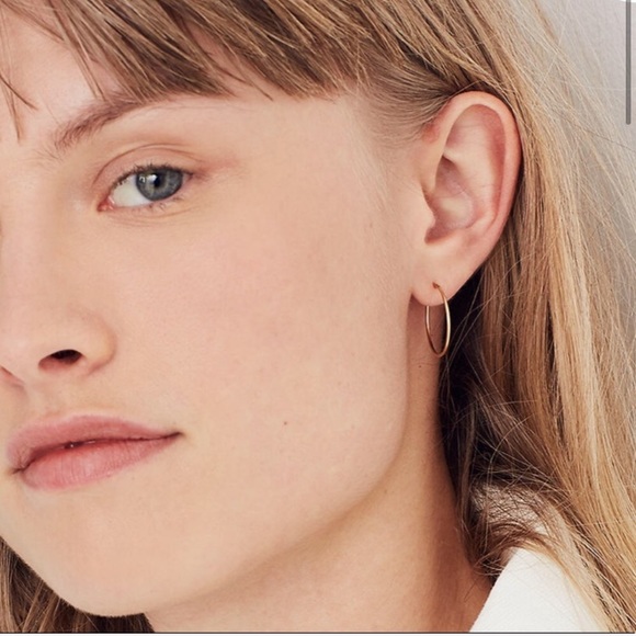 Madewell Jewelry - *like new* 14k Gold Hoop Earrings